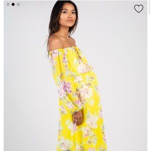 Pink Blush Maternity Dress